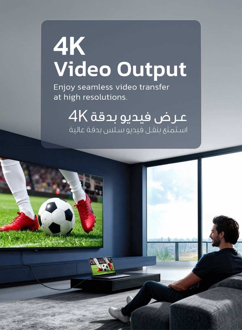 باورولوجي كابل USB C إلى USB C، 240W مضفر ومقاوم للأوساخ، كابل شحن سريع من نوع C، موصل رفيع، للهواتف آيفون 17/16/15، ماك بوك (رمادي، 3 متر). - Image 2